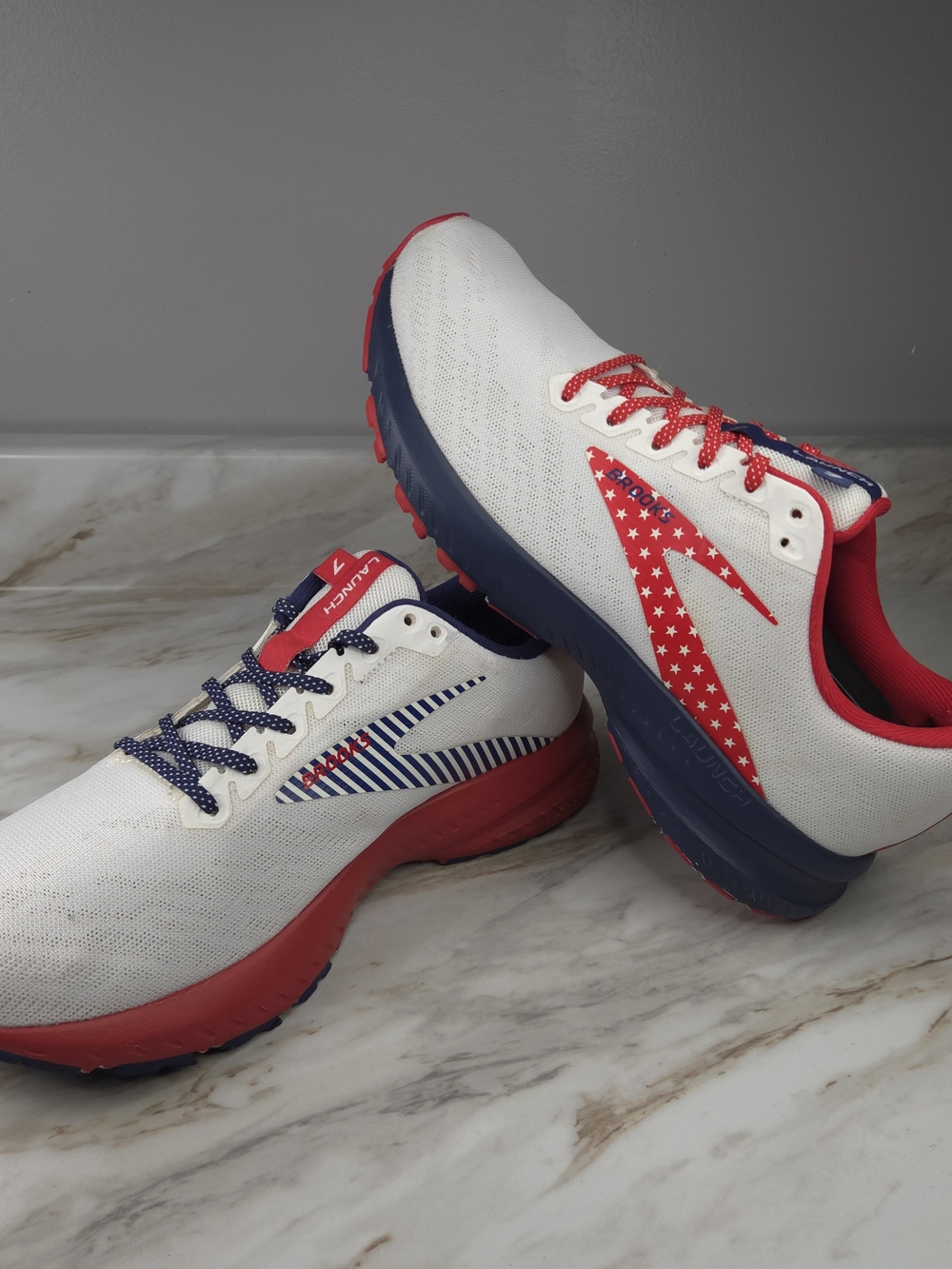 Brooks Launch 7 USA Stars & Stripes Women’s Size 8 Running Shoes